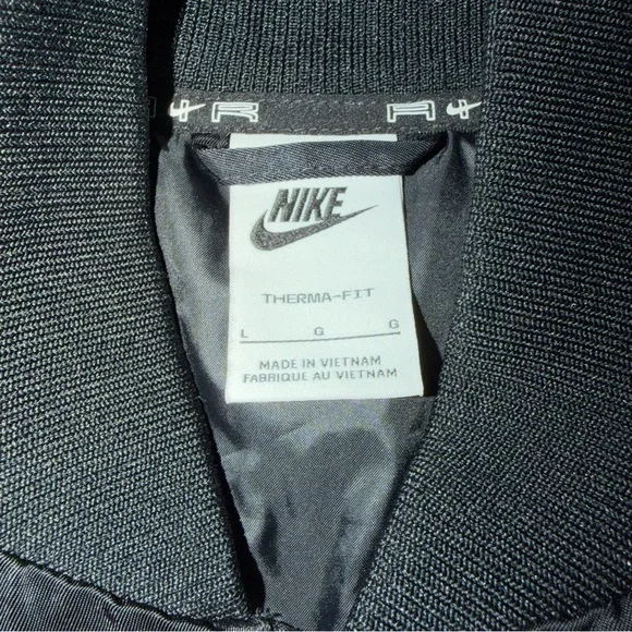 Nike Long Black Bomber Jacket - Picture 4 of 5